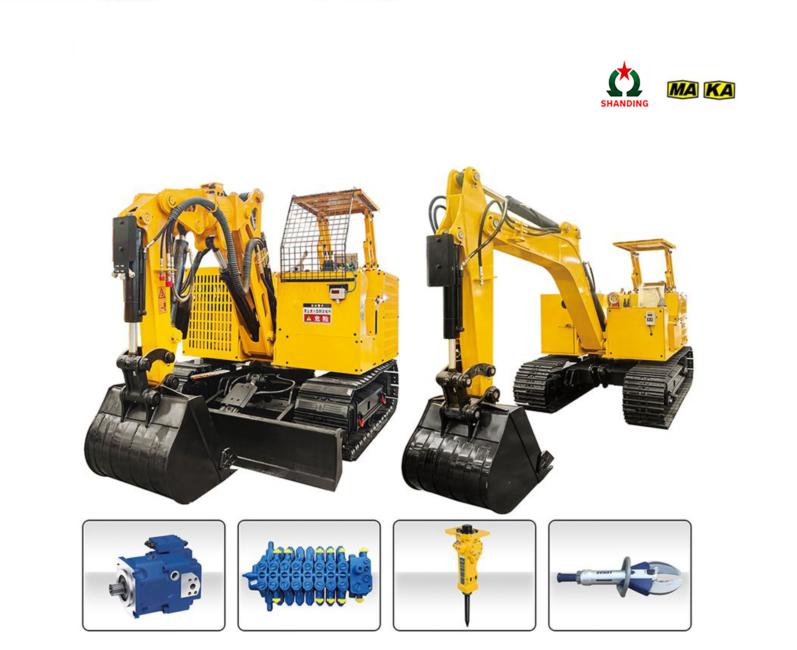 MWD18/0.8L Rotary Hydraulic Excavator