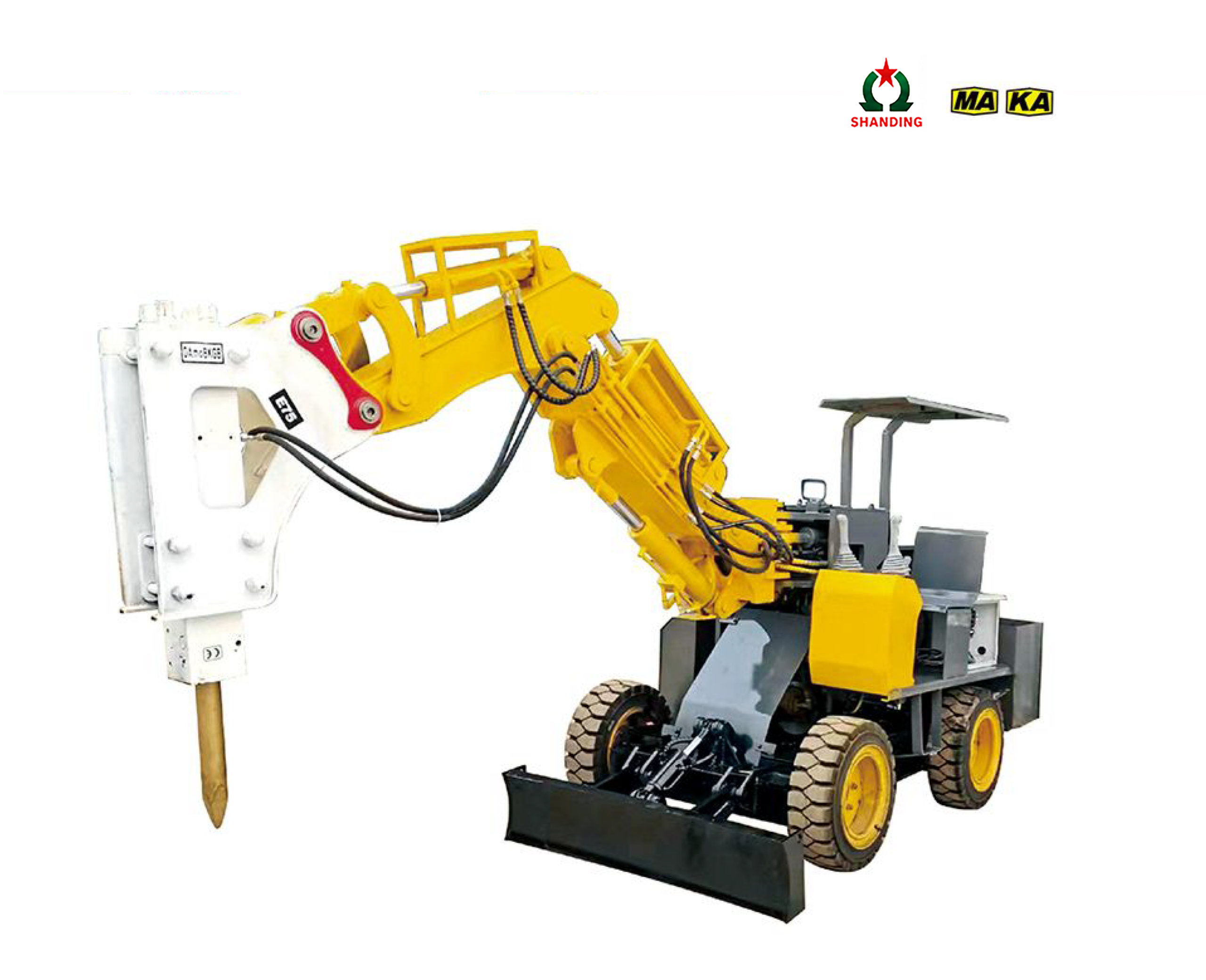 ZWY-85 Tire-Mounted Roadway Excavation Crusher